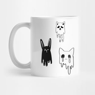 Kawaii ghost Pastel goth Aesthetic clothing Mug